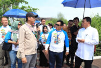 Para delegasi APKASI berkesempatan mengunjungi kawasan wisata Ketapang Urban Aquaculture. (Foto: Istimewa)