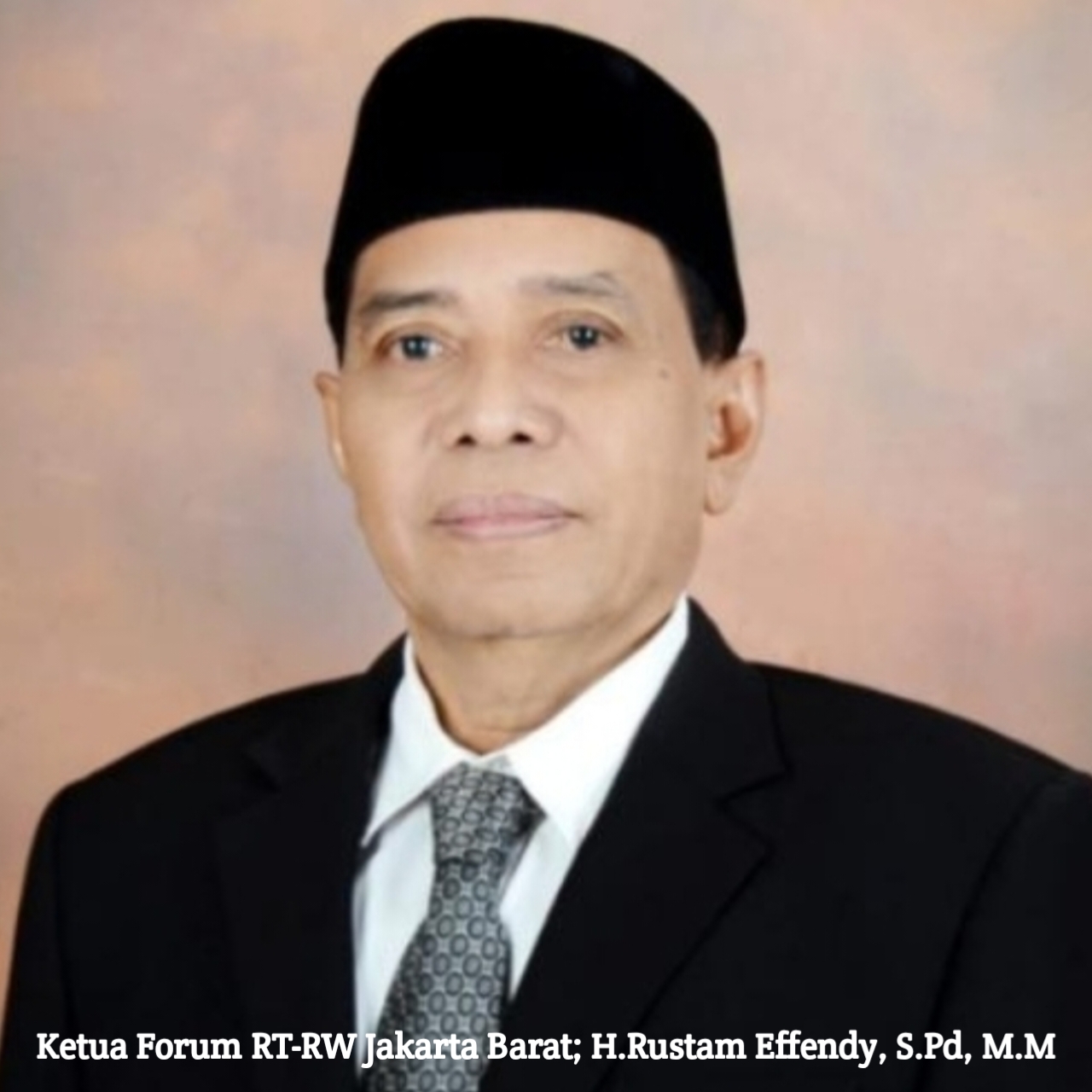 Caleg DPRD DKI Jakarta H. Rustam Efendi dapil 9 partai NasDem masih menjabat sebagai ketua RW dan Forum RT/RW Jakarta Barat  (Poto:Istimewa)