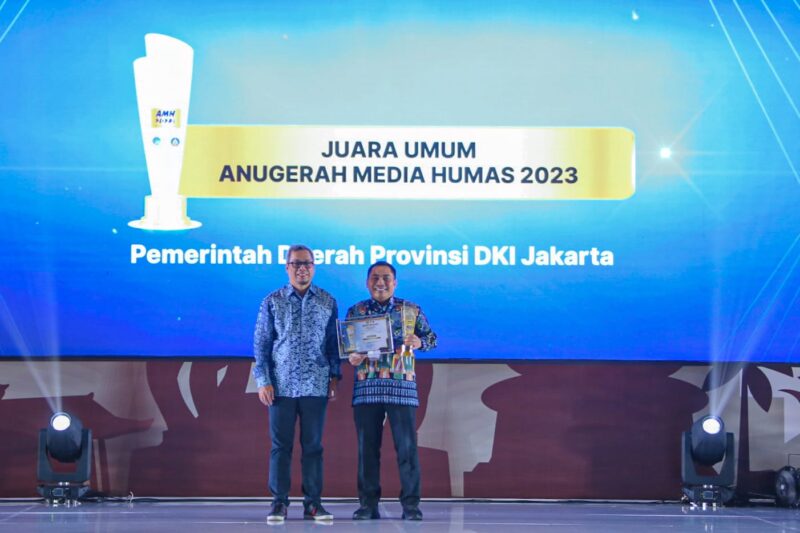 Provinsi DKi Jakarta raih juara umu Anugerah Media Humas 2023 (Poto: Kominfotik Jakarta/ifakta.co)