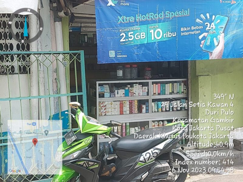 Salah satu toko obat diduga jual obat tramadol di Jl. Setikawan, Duri Pulo, Jakarta Pusat (Poto: ifakta.co)