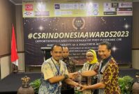 PLTU Banjarsari raih penghargaan CSR Indonesia Award di Cabor Panjat Tebing. (Foto: Istimewa)