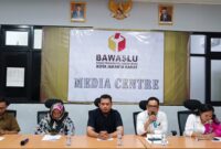 Bawaslu Jakarta Barat mengungkapkan 3 dugaan pelanggaran saat tahapan kampanye pemilu 2024. (Foto: Ifakta.co)