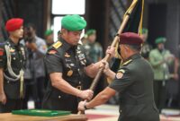 Kasad Jenderal TNI Maruli Simanjuntak pimpin langsung serah terima jabatan (Sertijab). (Foto: Istimewa)