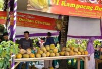Gelaran Festival Durian Lokal di Pangandaran. (Foto: Ifakta.co)