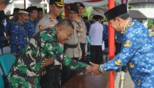 Mewakili Dandim 0510/Trs, Kapten Inf Sutrisno Hadiri Upacara Peringatan HKN 2024 (Poto: Dok Dandim 0510/trs/ifakta.co)