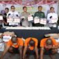 Komplotan bandar pil koplo diringkus Polres Mojokerto (Poto: Humas Polri/ifakta.co)