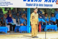 Kadisdik Kota Tangerang, Jamalluddin saat membuka gelaran karya aksi P5 di Cibubur. (Foto: Istimewa)