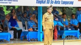 Kadisdik Kota Tangerang, Jamalluddin saat membuka gelaran karya aksi P5 di Cibubur. (Foto: Istimewa)