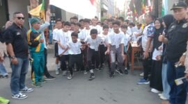 Sebanyak 400 pelari mengikuti ajang SMP Kebudayaan Marathon 5 kilometer 2024. (Foto: Ifakta.co)