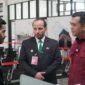 Dirjen Imigrasi, Silmy Karim saat memastikan pelaksanaan Makkah Route di Bandara Adi Soemarno. (Foto: Istimewa)