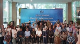 IKA USAKTI saat menggelar halal bihalal di Aula Gallery, Roemah Djan, Jakarta Pusat. (Foto: Istimewa)