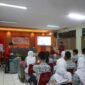 Kegiatan seminar di Universitas Mercu Buana bersama SMP 169 Jakarta (Poto: ifakta.co/bella)