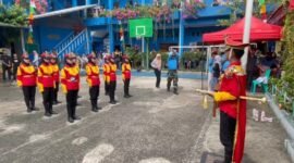 SMP dan MTS se-Jabodetabek antusias ikuti lomba baris berbaris di SMK Kebudayaan Jakarta Barat. (Foto: Ifakta.co/Za)