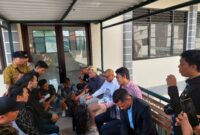 Puluhan korban calon Pekerja Migran Indonesia (PMI) mulai berdatangan di PN Tangerang. (Foto: ifakta.co/Za)