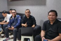 Sekjen PWI Pusat, Sayid Iskandarsyah saat laporkan oknum Ketua LSM ke Polisi soal dugaan pencemaran nama baik. (Foto: Istimewa)