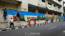 Kelurahan Petojo Selatan Kembali melakukan penataan kawasan di Jalan Petojo Enclek XIV, Kecamatan Gambir, Jakarta Pusat.