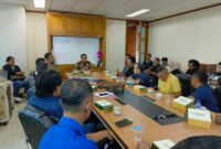 PWI dan Diskominfo Kabupaten Bangka Barat saat kunjungi Pokja PWI Walikota Jakarta Barat dalam rangka perkuat kinerja SDM dan silaturahmi kewartawanan. (Foto: Ifakta.co)