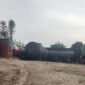 Lokasi penampungan limbah oli bekas di Merunda Jakarta Utara (Poto:ifakta.co)