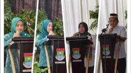 PKK Kabupaten Tangerang kunker bina wilayah di desa Talok Kecamatan Kresek (Poto:ifakta.co/sibti)