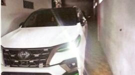 Salah satu mobil barang bukti tersangka (Foto:dok.istimewa.iwan/ifakta.co)