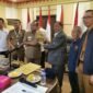 Pj Gubernur Banten dan Lampung usai rapat koordinasi persiapan jadi tuan rumah PON XXIII 2032. (Foto: Istimewa)