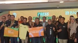 Press Conference BNI-UI Half Marathon 2024 (Foto:dok BNI/ifakta.co)