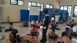 Kegiatan lomba Hasta Karya hari Pramuka 2024 diikuti MI dan SD se Kecamatan Gunung Kaler (Foto:ifakta.co/lex)
