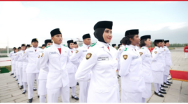 Tim Paskibra Nusantara Biru IKN Nusatara (Foto: BMPI Setpers/ifakta.co)