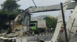 Pj Walikota Prabumulih dan Forkopimda meminta bantuan dana CSR ke Pertamina HR Zona 4 pasca robohnya beberapa gerbang. (Foto: Ifakta.co)
