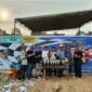 Para peserta lomba grass Track di desa Tanjung Menang Rembang Muara Enim Sumsel (Foto:ifakta.co/edi)