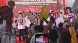 Komisi Pemilihan Umum (KPU) Kota Prabumulih secara resmi menggelar pengundian dan penetapan nomor urut paslon walikota dan wakil walikota Prabumulih (Foto:ifakta.co/edi)