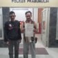 Heriyadi korban dugaan pemerasan oleh oknum RT, RW , Lurah di Prabumulih melapoirkan ke polisi ( Foto: ifakta.co/topa)