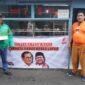 Komunitas Warteg Merah Putih bagikan 10.000 nasi kotak untuk warga DKI Jakarta. (Foto: Ifakta.co)