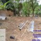 Lokasi proyek wisata yang dikerjakan oleh dana desa Kandawati Gunung Kaler di lahan milik sekolahan (Foto: ifakta.co/alex)