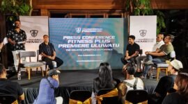 Fitness Plus Premiere saat membuka cabang Bali yang ke-10 di Uluwatu. (Foto: Liputan Ekslusif Ifakta.co/Sapta)