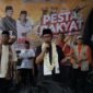 Cagub DKI Pranomo-Rano Karno hadiri pesta rakyat di Pesanggrahan (Foto:ifakta.co/alam)