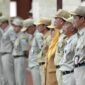 Seluruh ASN di Pemerintahan Kota Administrasi Jakarta Barat saat apel pagi mengingatkan pentingnya Netralitas dalam Pilkada Serentak 2024 mendatang. (Foto: Ifakta.co/Ist)