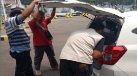 Polres serang geledah barang bukti narkoba (foto humas polda )
