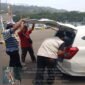 Polres serang geledah barang bukti narkoba (foto humas polda )