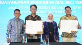 Penandatanganan kesepakatan bersama terkait penyediaan listrik sebesar 1.000 MVA untuk para investor.