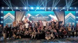 Wamenpar Ni Luh Puspa saat menutup Pra-Rakornas Kemenpar RI yang berlangsung di Pullman Central Park, Jakarta, Kamis (5/12/2024).