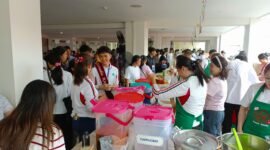 Ratusan warga menyerbu Vegetarian Food Bazzar 2024 yang diselenggarakan oleh Pusdiklat Buddhis Citra Maitri Jaya. (Foto: Ifakta.co/Za)
