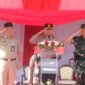 Kapolda Metro Jaya, Irjen Pol Karyoto, memimpin Apel Gelar Pasukan Operasi Lilin Jaya 2024 di Lapangan Silang Monas, Jakarta Pusat.