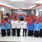Palang Merah Indonesia (PMI) Kota Administrasi Jakarta Utara  bekerjasama dengan Himpaudi Sosialisasikan Satuan Pendidikan Aman Bencana kepada Guru pendidik, di Ruang Aula Kantor PMI Jakarta Utara, Senin (23/12/2024)