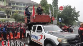 Polresta Tangerang Siap Amankan Aksi Unjuk Rasa Serikat Pekerja di Depan Kantor Bupati Tangerang