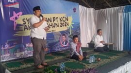 Direktur Operasi PT. KCN Dalam Pidato Acara Syukuran Akhir Tahun 2024, di Jakarta Utara.