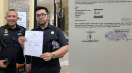 Oknum Jaksa dilaporkan ke Polda Kalimantan oleh Kepala LI BAPAN Kalbar, Stevanus Febyan Babaro yang didampingi Praktisi Hukum dan Komunikasi, Syamsul Jahidin. (Foto: Ifakta.co)