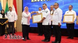 Pemerintah Kabupaten Tangerang menunjukkan komitmen terbaik di bidang hak asasi manusia (HAM) dengan meraih penghargaan bergengsi.(foto:ifakta.co)