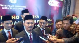 KPU Kota Tangerang Menetapkan Walikota Dan Wakil Walikota Terpilih, Kota Tangerang (9/1/2025).