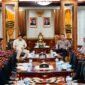 Kapolri Jenderal Polisi Listyo Sigit Prabowo menerima kunjungan Menteri Perumahan dan Kawasan Permukiman RI Maruarar Sirait, beserta jajaran di Markas Besar Kepolisian Republik Indonesia (Mabes Polri). foto: istimewa